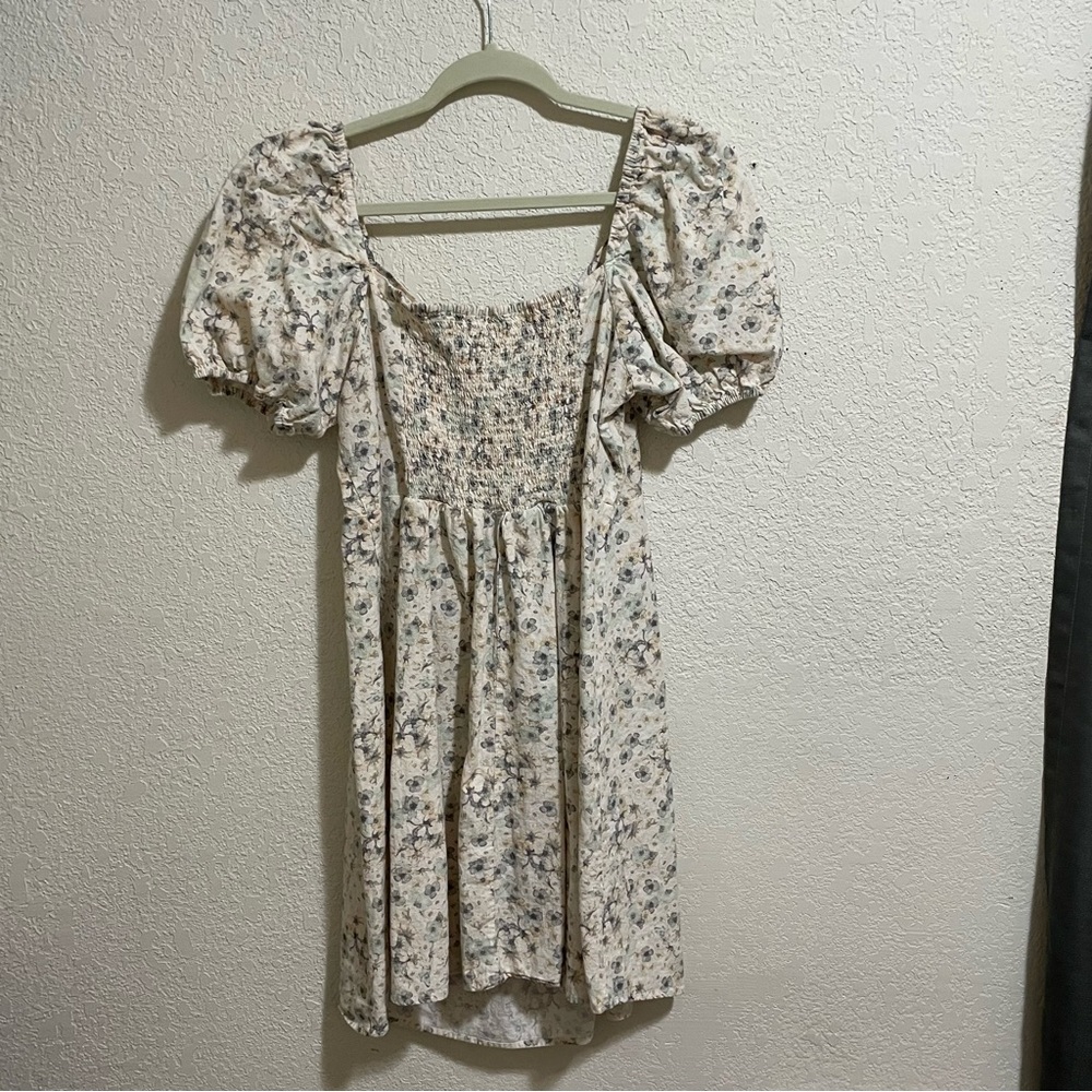 H&M XXL MINI DRESS FLORAL